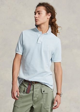 Açık Mavi Erkek Ralph Lauren RL Origin Polo Tişörtleri