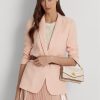 Açık Pembe/Vanilya Kadın Ralph Lauren Nappa Deri Küçük Tayler Çapraz Çantalar Açık Pembe/Vanilya Kadın Ralph Lauren Nappa Deri Küçük Tayler Çapraz Çantalar