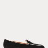 Bej / Beyaz Kadın Ralph Lauren Laurel Püsküllü Keçi Süet Loafer’lar Bej / Beyaz Kadın Ralph Lauren Laurel Püsküllü Keçi Süet Loafer’lar