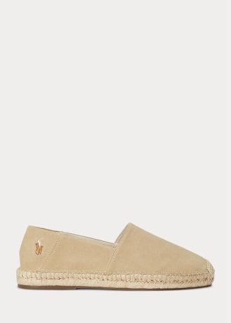 Bej Erkek Ralph Lauren Cevio Süet Espadril