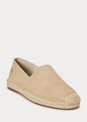 Bej Erkek Ralph Lauren Cevio Süet Espadril