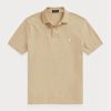 Bej Erkek Ralph Lauren Özel Slim Fit File Polo Tişörtler Bej Erkek Ralph Lauren Özel Slim Fit File Polo Tişörtler