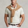 Bej Erkek Ralph Lauren Özel Slim Fit Yumuşak Pamuklu Polo Tişörtler Bej Erkek Ralph Lauren Özel Slim Fit Yumuşak Pamuklu Polo Tişörtler