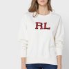 Bej Kadın Ralph Lauren Grafik Örgü Sweatshirt’ler