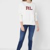Bej Kadın Ralph Lauren Grafik Örgü Sweatshirt’ler