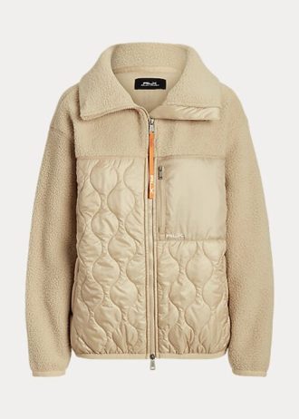 Bej Kadın Ralph Lauren Hibrit Yüksek Tüylü ve Yırtılmaz Panel Ceketler Bej Kadın Ralph Lauren Hibrit Yüksek Tüylü ve Yırtılmaz Panel Ceketler