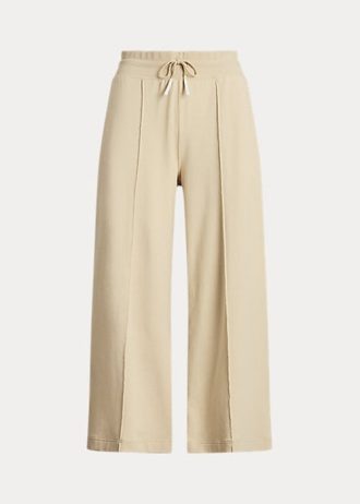 Bej Kadın Ralph Lauren Kısa Polar Geniş Paça Pantolon