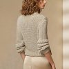 Bej Kadın Ralph Lauren İşlemeli İpek Yuvarlak Yaka Kazaklar Bej Kadın Ralph Lauren İşlemeli İpek Yuvarlak Yaka Kazaklar