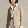 Bej Kadın Ralph Lauren Streç Twill Blazer
