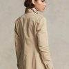 Bej Kadın Ralph Lauren Streç Twill Blazer