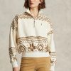 Bej Kadın Ralph Lauren Tonal Fair Isle Motifli Polar Kazak Sweatshirt Bej Kadın Ralph Lauren Tonal Fair Isle Motifli Polar Kazak Sweatshirt