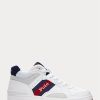 Beyaz Erkek Ralph Lauren Court Mid Pro Spor Ayakkabı Beyaz Erkek Ralph Lauren Court Mid Pro Spor Ayakkabı