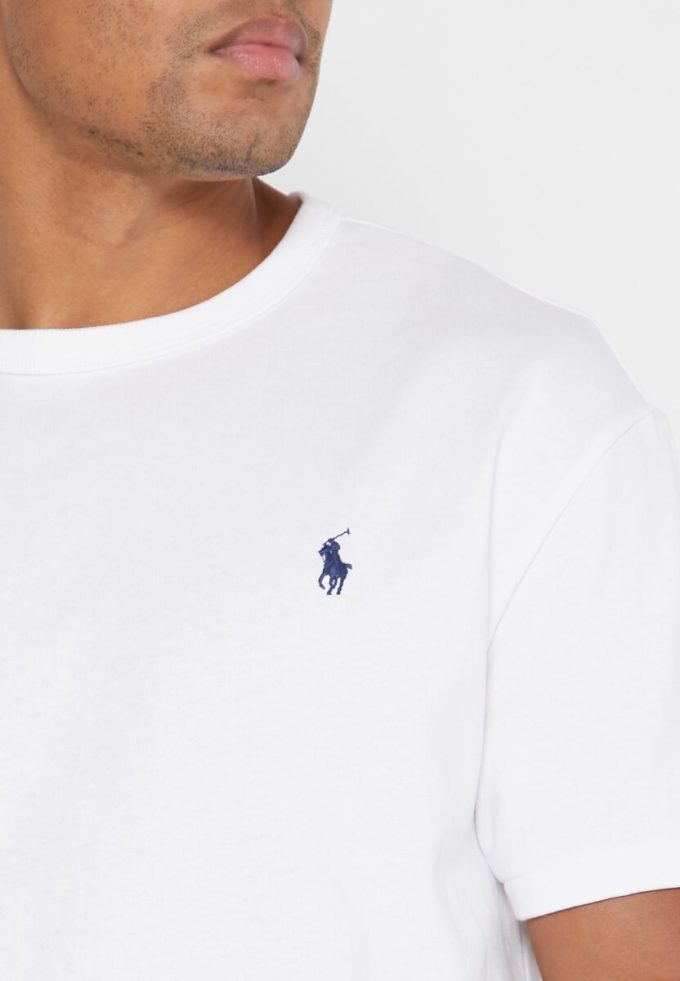 Beyaz Erkek Ralph Lauren Essential Yuvarlak Yaka Tişörtler Beyaz Erkek Ralph Lauren Essential Yuvarlak Yaka Tişörtler