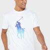Beyaz Erkek Ralph Lauren Grafik Yuvarlak Yaka Tişörtler Beyaz Erkek Ralph Lauren Grafik Yuvarlak Yaka Tişörtler