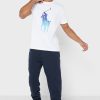 Beyaz Erkek Ralph Lauren Grafik Yuvarlak Yaka Tişörtler Beyaz Erkek Ralph Lauren Grafik Yuvarlak Yaka Tişörtler