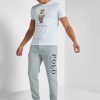 Beyaz Erkek Ralph Lauren Grafik Yuvarlak Yaka Tişörtler