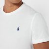Beyaz Erkek Ralph Lauren Göğüs Logolu Yuvarlak Yaka Tişörtler Beyaz Erkek Ralph Lauren Göğüs Logolu Yuvarlak Yaka Tişörtler