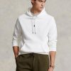 Beyaz Erkek Ralph Lauren Çift Örgü Kapüşonlu Üst