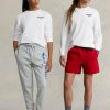 Beyaz Erkek Ralph Lauren Klasik Kesim Polo Spor Forma Tişörtleri