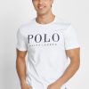 Beyaz Erkek Ralph Lauren Logolu Yuvarlak Yaka Tişörtler Beyaz Erkek Ralph Lauren Logolu Yuvarlak Yaka Tişörtler