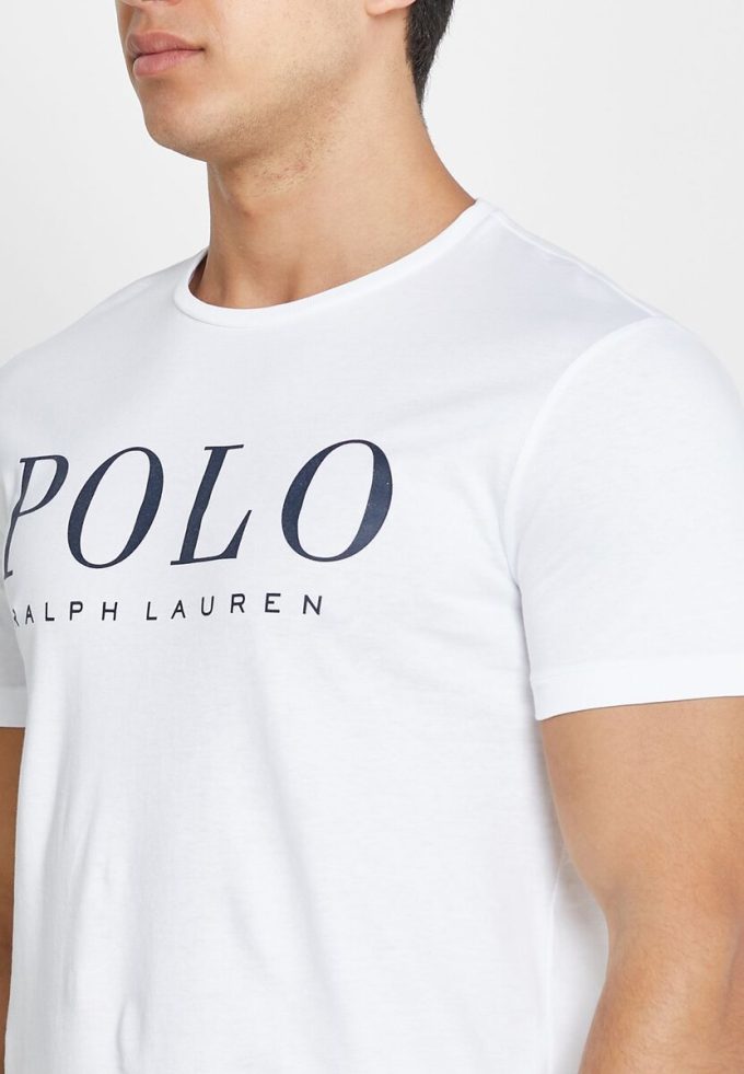 Beyaz Erkek Ralph Lauren Logolu Yuvarlak Yaka Tişörtler Beyaz Erkek Ralph Lauren Logolu Yuvarlak Yaka Tişörtler