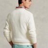 Beyaz Erkek Ralph Lauren Pamuklu-Keten Grafik Kazaklar Beyaz Erkek Ralph Lauren Pamuklu-Keten Grafik Kazaklar