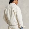Beyaz Erkek Ralph Lauren Rahat Kesim Kanvas Kamyoncu Ceketleri Beyaz Erkek Ralph Lauren Rahat Kesim Kanvas Kamyoncu Ceketleri