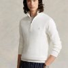 Mavi Erkek Ralph Lauren Örgülü Pamuklu Çeyrek Fermuarlı Kazak Mavi Erkek Ralph Lauren Örgülü Pamuklu Çeyrek Fermuarlı Kazak