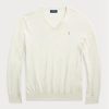 Beyaz Erkek Ralph Lauren Slim Fit Dokulu Pamuklu Kazak Beyaz Erkek Ralph Lauren Slim Fit Dokulu Pamuklu Kazak