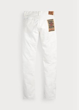 Beyaz Erkek Ralph Lauren Slim Fit Whitestone Kot Pantolon