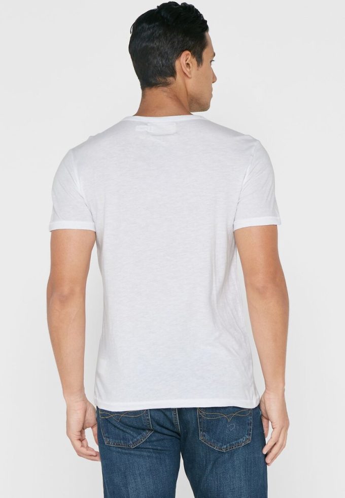 Beyaz Erkek Ralph Lauren Slogan Yuvarlak Yaka Tişörtler Beyaz Erkek Ralph Lauren Slogan Yuvarlak Yaka Tişörtler
