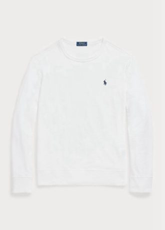 Beyaz Erkek Ralph Lauren Spa Havlu Sweatshirt