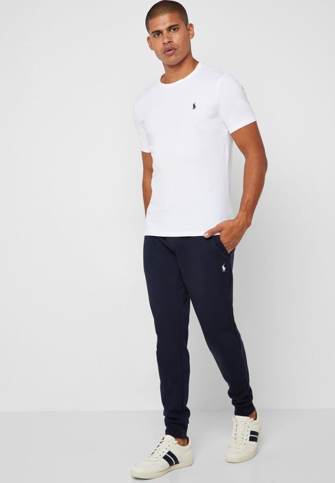 Beyaz Erkek Ralph Lauren Özel Slim Fit Pamuklu Tişörtler Beyaz Erkek Ralph Lauren Özel Slim Fit Pamuklu Tişörtler