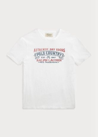 Beyaz Erkek Ralph Lauren Özel Slim Fit Polo Country Tişörtleri