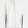 Beyaz / Gri Kadın Ralph Lauren Hibrit Çeyrek Fermuarlı Sweatshirt Beyaz / Gri Kadın Ralph Lauren Hibrit Çeyrek Fermuarlı Sweatshirt