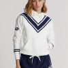 Beyaz Kadın Ralph Lauren Avustralya Açık Kriket Polar Kapüşonlu Üst Beyaz Kadın Ralph Lauren Avustralya Açık Kriket Polar Kapüşonlu Üst