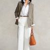 Beyaz Kadın Ralph Lauren Chino Geniş Paça Pantolon Beyaz Kadın Ralph Lauren Chino Geniş Paça Pantolon