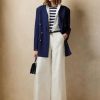 Beyaz Kadın Ralph Lauren Elaine İpek Şantung Geniş Paça Pantolon Beyaz Kadın Ralph Lauren Elaine İpek Şantung Geniş Paça Pantolon