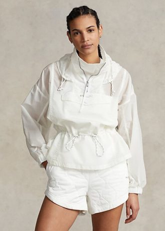 Beyaz Kadın Ralph Lauren Katlanabilir Ripstop Rüzgarlık