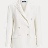 Beyaz Kadın Ralph Lauren Keten Blazer