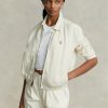 Beyaz Kadın Ralph Lauren Keten Rüzgarlık Beyaz Kadın Ralph Lauren Keten Rüzgarlık