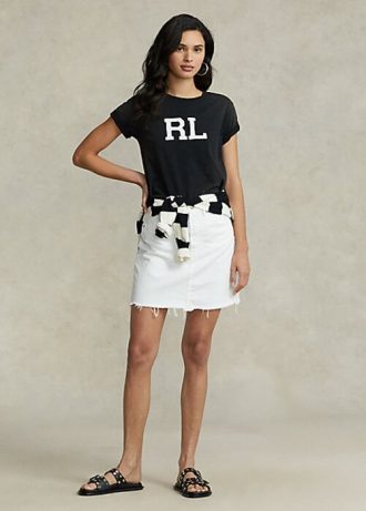 Beyaz Kadın Ralph Lauren Kot Kalem Etekler
