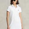 Beyaz Kadın Ralph Lauren Pamuklu File Elbise