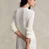 Beyaz Kadın Ralph Lauren Pamuklu Yuvarlak Yaka Kazaklar Beyaz Kadın Ralph Lauren Pamuklu Yuvarlak Yaka Kazaklar