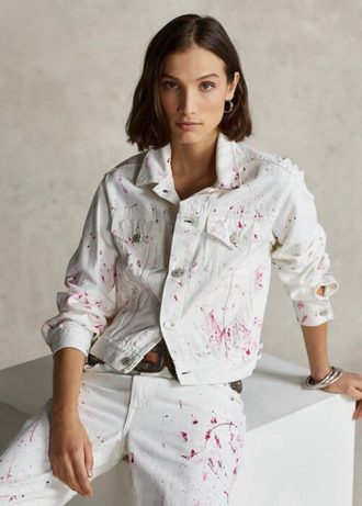 Beyaz Kadın Ralph Lauren Pembe PonyPembe Pony Kot Kamyonet Ceketleri Beyaz Kadın Ralph Lauren Pembe PonyPembe Pony Kot Kamyonet Ceketleri