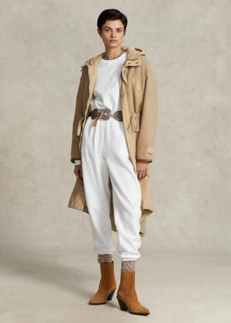 Beyaz Kadın Ralph Lauren Polar Atletizm Pantolonu
