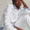 Beyaz Kadın Ralph Lauren Polar Kapüşonlu Sweatshirt