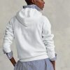 Beyaz Kadın Ralph Lauren Polar Kapüşonlu Sweatshirt