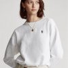 Beyaz Kadın Ralph Lauren Polar Kazak Sweatshirt
