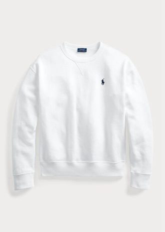 Beyaz Kadın Ralph Lauren Polar Kazak Sweatshirt